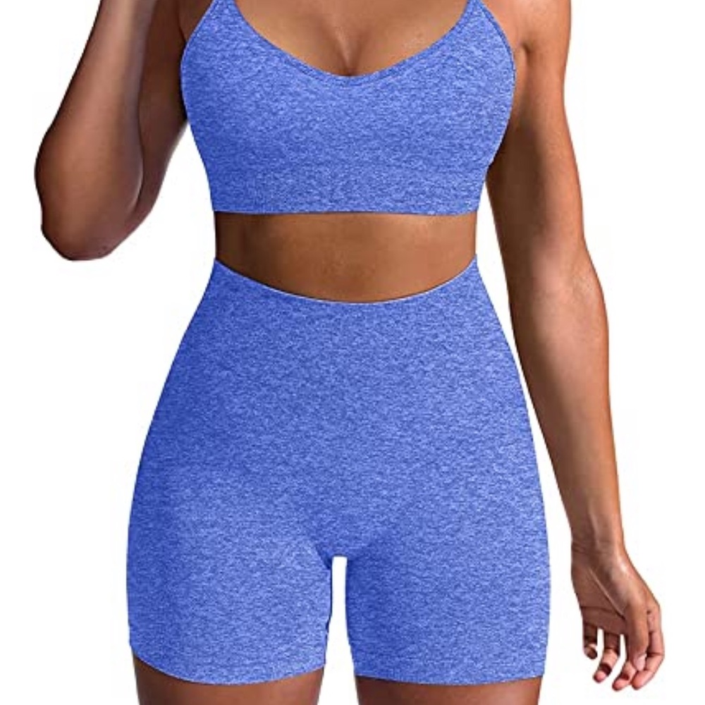 Blue workout set